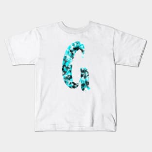 Paint Splash Letter G Kids T-Shirt